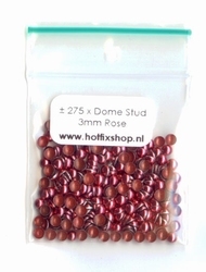 Dome Stud Hotfix Metal - Rose SS16 (3.8 - 4.0mm)