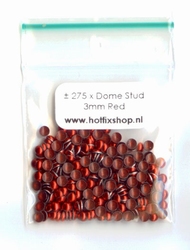 Dome Stud Hotfix Metal - Rood SS10 (2.7 - 2.9mm)