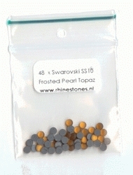 Frosted Pearl Topaz Swarovski® SS10 (3mm)
