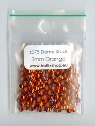 Dome Stud Hotfix Metal - Orange SS6 (1.9 to 2.1mm)