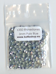 Pale Blue Rhinestuds 3mm - 8 facetten