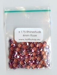 Pink Rhinestuds 4mm - 8 facetten