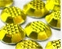 Yellow Rhinestuds Lasercut / Check 4mm - 8 facetten