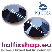 Blue Flare Preciosa® Iron-on SS10 (2.7 - 2.9mm)