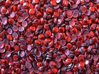 Red Nailheads Round 2mm