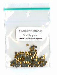 Topaz hotfixsteentjes SS 6 - (1.9 to 2.1mm)