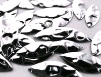 Hamerslag Nailheads - Silver - Ovaal - 5 x 10 mm
