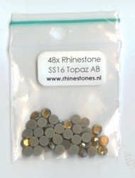 Topaz AB Rhinestones SS16 (3.8 - 4.0mm)