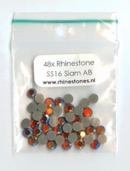Siam AB Rhinestones SS16 (3.8 - 4.0mm)