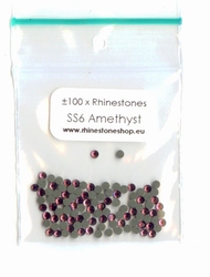 Amethyst hotfixsteentjes SS 6 - (1.9 to 2.1mm)