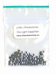 Light Sapphire hotfixsteentjes SS 6 - (1.9 to 2.1mm)