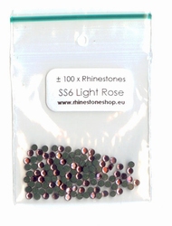 Light Rose hotfixsteentjes SS 6 - (1.9 to 2.1mm)