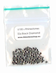 Black Diamond hotfixsteentjes SS 6 - (1.9 to 2.1mm)