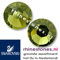 Khaki Swarovski® SS6 (1.9 - 2.1mm)