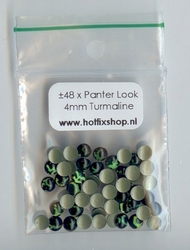 Panter look - Turmaline green - 4mm