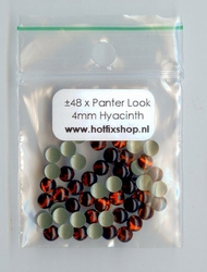 Panter look - Hyacinth orange - 4mm