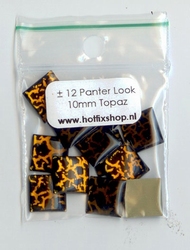 Panter look - Topaz brown - 10mm square