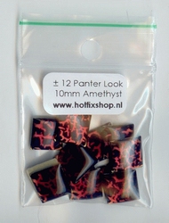 Panter look - Amethyst purple - 10mm square