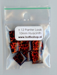 Panter look - Hyacinth orange - 10mm square