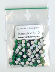 Glitzy Hologram Turmaline Green SS10