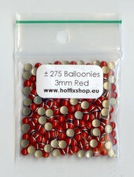 Balloonies Cabouchon - 3mm - Rood
