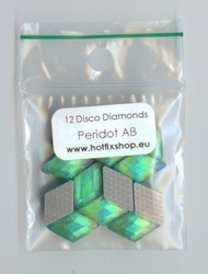 Disco Diamonds Peridot AB - 8x13mm Diamond