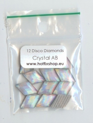 Disco Diamonds Crystal AB - 8x13mm Diamond