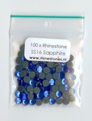Sapphire Rhinestones SS16 (3.8 - 4.0mm)