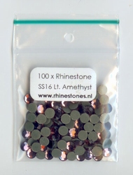 Light Amethyst Rhinestones SS16 (3.8 - 4.0mm)
