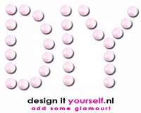 Pink Glitter Studs SS10