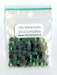 Turmaline Green Rhinestones SS16 (3.8 - 4.0mm)