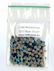 Blue Zircon Rhinestones SS10 (2.7 - 2.9mm)