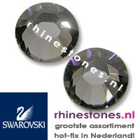 Black Diamond Swarovski® SS12 (3.0 - 3.2mm)