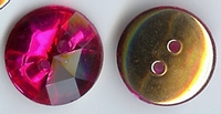 Knoop `diamant` 20mm roze