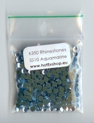 Aquamarine Rhinestones SS10 (2.7 - 2.9mm)