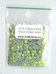 Neon Green Cabachon 3mm