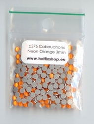 Neon Orange Cabachon 3mm