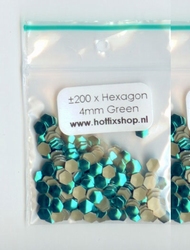 Green Hexagon 4mm