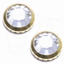 Gold-Rimmed Crystal Swarovski® SS16 (3.8 - 4.0mm)