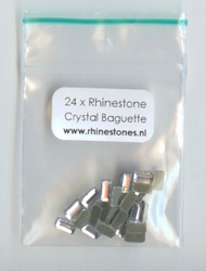 Crystal Baguette 5mm x 2,5mm hotfix rhinestones
