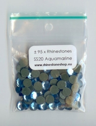Aquamarine Rhinestones SS20 (4.6 to 4.8mm)