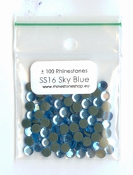 Sky Blue Rhinestones SS16 (3.8 - 4.0mm)
