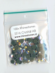 Crystal AB Rhinestones SS16 (3.8 - 4.0mm)