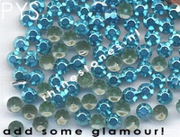 Aquamarine Sky Blue Rhinestud 2mm