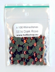 Dark Rose Rhinestones SS16 (3.8 - 4.0mm)