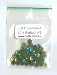 Peridot AB Rhinestones SS16 (3.8 - 4.0mm)