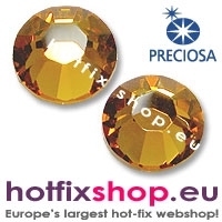 Crystal Marea Preciosa® Iron On SS16 (3.8 - 4.0mm)