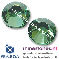 Green Turmaline Preciosa® Iron On SS16 (3.8 - 4.0mm)