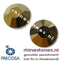 Jet Brown Flare Preciosa® Iron-on SS10 (2.7 - 2.9mm)