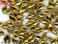 Gold diamond nailheads 4x8mm